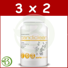 Pacote 3x2 Candiclean 60 comprimidos Soria Natural