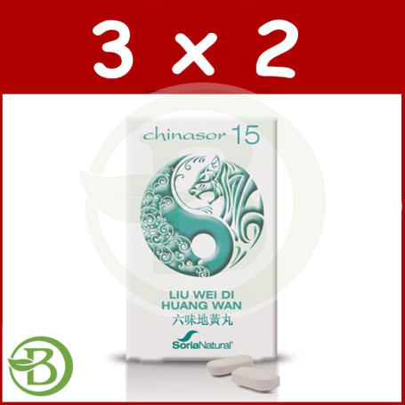 Pack 3x2 Chinasor 15 Soria Natural