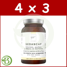 Pack 4x3 Sedancap 60 Cápsulas Herbora