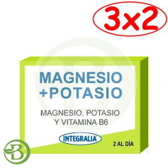 Pack 3x2 Magnésio + Potássio Integralia