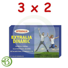 Pacote 3x2 Extralia Dinamic 20 Frascos Integralia