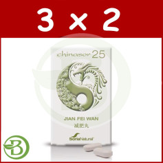 Pacote 3x2 Chinasor 25 Soria Natural