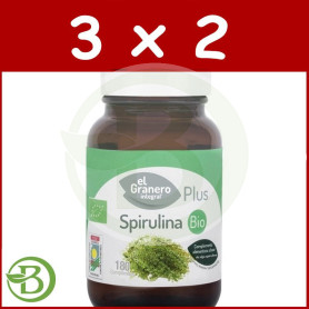 Pack 3x2 Spirulina BIO El Granero