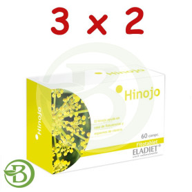 Pack 3x2 Hinojo 60 Comprimidos Eladiet