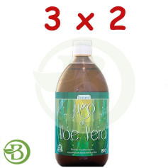 Pack 3x2 Sumo de Aloé Vera BIO 1Lt. Drasanvi