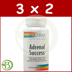 Pacote 3x2 Sucesso Adrenal Solaray 60 cápsulas