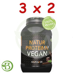 Pacote 3x2 Proteína Natural Vegana 1Kg. Poder Inn