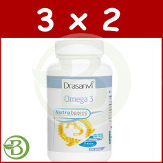 Pacote 3x2 Omega 3 1.000Mg. 100 Pérolas Drasanvi