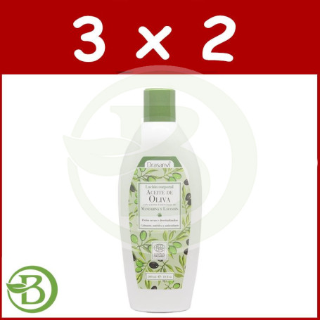 Pack 3x2 Loción Aceite De Oliva Bio 300Ml. Drasanvi