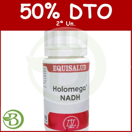 Holomega Nadh 50 Cápsulas Equisalud Pack (2a Ud al 50%)