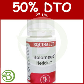 Holomega Hericium 50 Cápsulas Equisalud Pack (2a Ud al 50%)