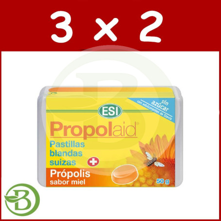 Pack 3x2 Propolaid Pastilla Blanda Miel 50Gr. ESI - Trepat Diet