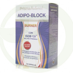 Adipo Block Burner 60 cápsulas African Mango Prisma Natural