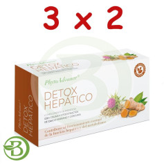 Pacote 3x2 Detox Fígado 30 Caps. Fitoadvance