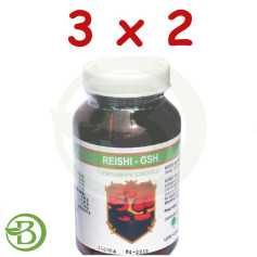 Pacote 3x2 Reishi GSH Golden Green 120 cápsulas