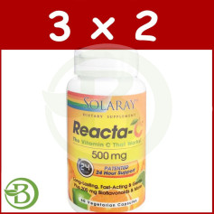 Pacote 3x2 Reacta CTM 500Mg. 60 Cápsulas Solaray