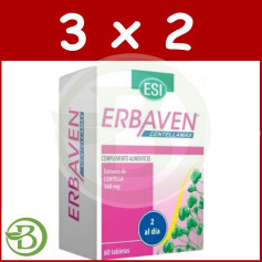 Pacote 3x2 Erbaven Centellamax 60 comprimidos Esi