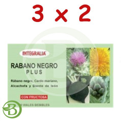 Pacote 3x2 Rabanete Preto Mais 20 Frascos Integralia