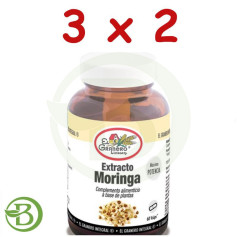 Pacote 3x2 Extrato de Moringa 60 Cápsulas El Granero