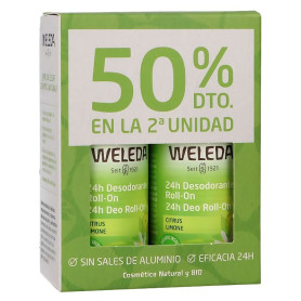 Desodorante Roll-On Duplo Citrus 50% Weleda