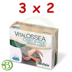 Pacote 3x2 Vitalossea Oseofree 60 comprimidos Derbos