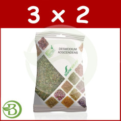 Pacote 3x2 Saco Desmodium Adscendens 40Gr. Soria Natural