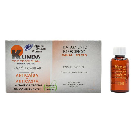 Loção Antiqueda+Anticaspa 4X25 Ml Natural System Mulher