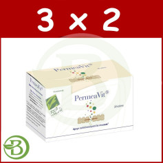 Pacote 3x2 Permeavit 30 saquetas Cienporcien Natural