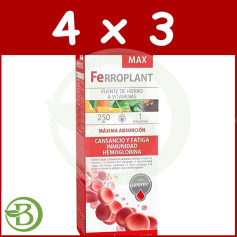 Pack 4x3 Ferroplant Max 250Ml Dietmed