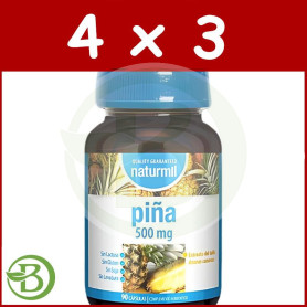 Pack 4x3 Piña 500Mg 90 Capsulas Naturmil