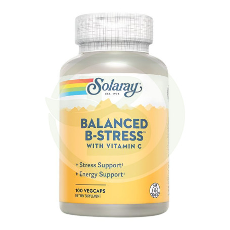 B-Stress 100 cápsulas vegetais nutricionalmente balanceadas Solaray