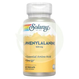 L-fenilalanina 500Mg. 60 Cápsulas Solaray