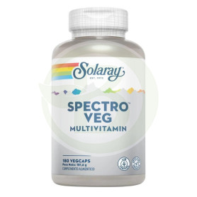 Spectro Vegetarian Multi-Vita-Min Formula 180 Capsules Solaray