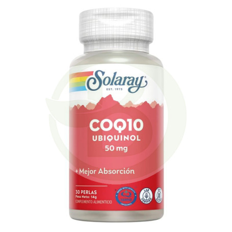 Ubiquinol CoQ10 50Mg. 30 Solaray Pearls