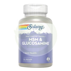 MSM e glucosamina 90 cápsulas Solaray