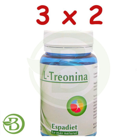 Pack 3x2 Treonina 60 Cápsulas Espadiet