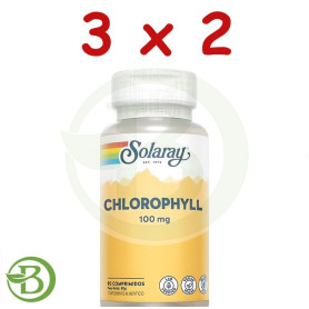 Pack 3x2 Chlorophyll 90 Comprimidos Solaray