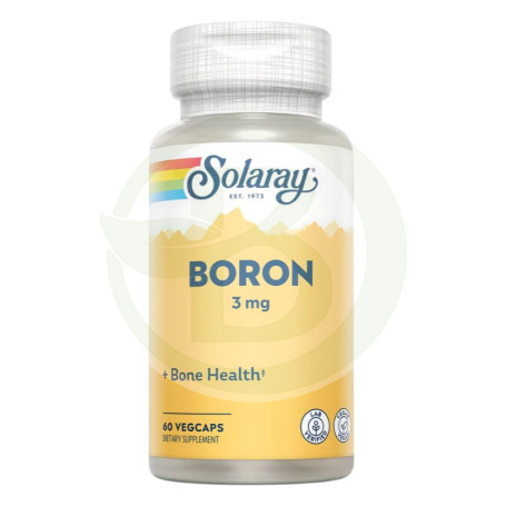 Citrato de boro 500Mg. 60 cápsulas vegetais Solaray