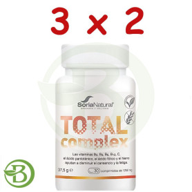 Pack 3x2 Total Complex 30 Comprimidos Soria Natural