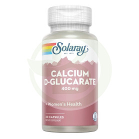 D-glucarato de cálcio 400Mg. 60 Cápsulas Solaray