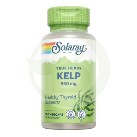 Kelp 550Mg. 100 cápsulas vegetais Solaray