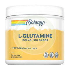 L-Glutamina em Pó 300Gr. Sabor neutro Solaray