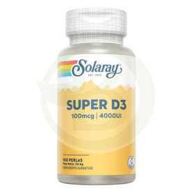 Super D3 4000Ui 100 Solaray Pearls