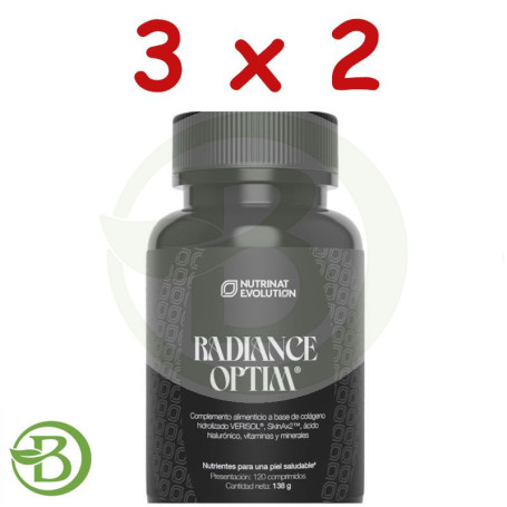 Pack 3x2 Radiance Optim 120 Comprimidos Nutrinat Evolution