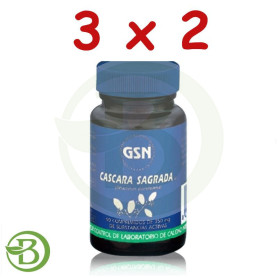 Pack 3x2 Cascara Sagrada 60 Comprimidos G.S.N.