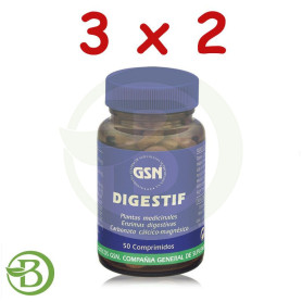 Pack 3x2 Digestif 50 Comprimidos G.S.N.