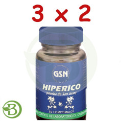 Pacote 3x2 Hipericão 50 Comprimidos GSN