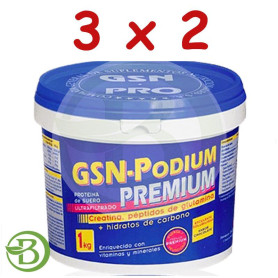 Pack 3x2 Podium Premium Chocolate 1Kg. G.S.N.