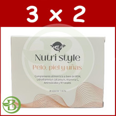 Pacote 3x2 Cabelo+Pel+Unhas Nutri Style 30 Cápsulas Espadiet