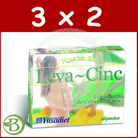 Pack 3x2 Levacinc 60 Cápsulas Hijas del Sol